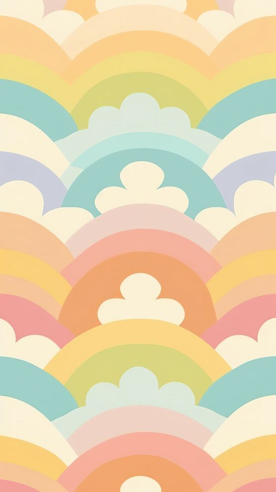 Rainbow pattern backgrounds rainbow. AI generated Image by rawpixel.