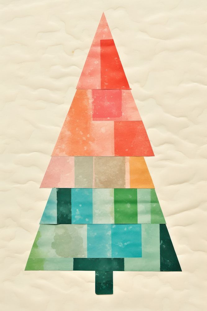 Christmas tree art christmas symbol. AI generated Image by rawpixel.