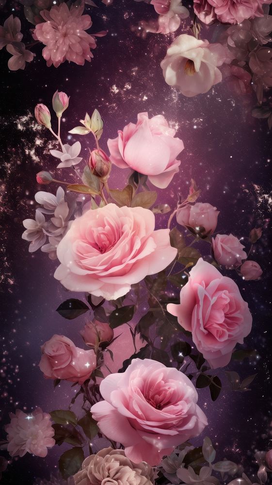 Rose blossom flower petal. AI generated Image by rawpixel.