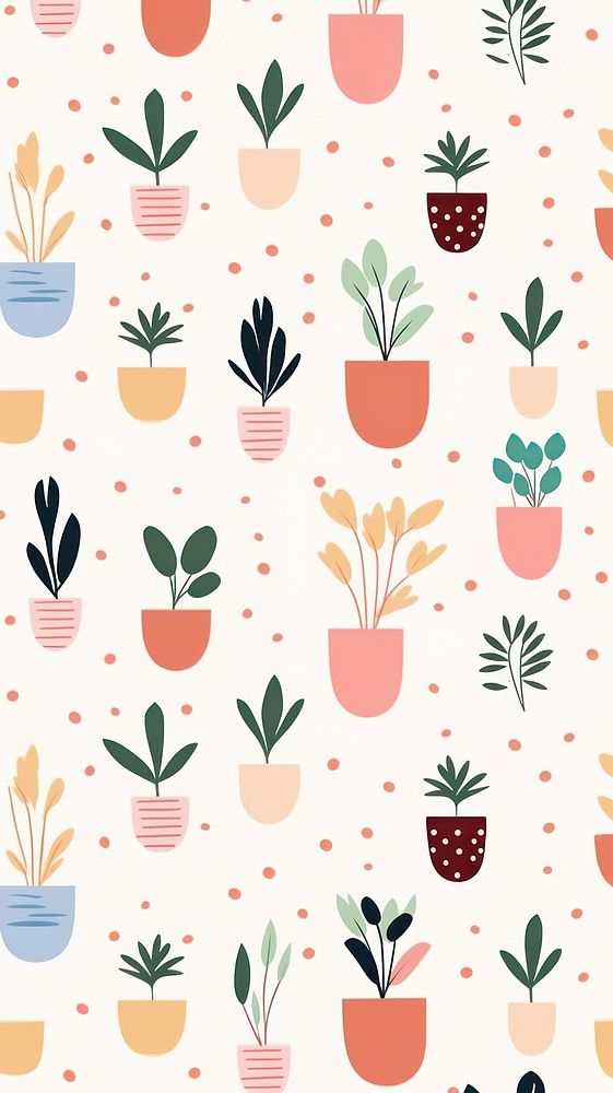 Simple plant pattern backgrounds creativity. AI generated Image by rawpixel.
