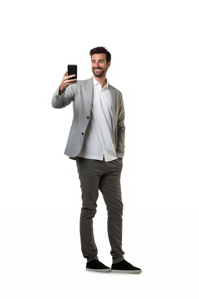 Photography standing selfie person. AI generated Image by rawpixel.