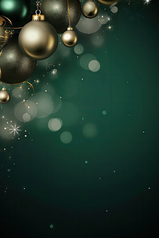 Christmas ornament holiday green. AI generated Image by rawpixel.