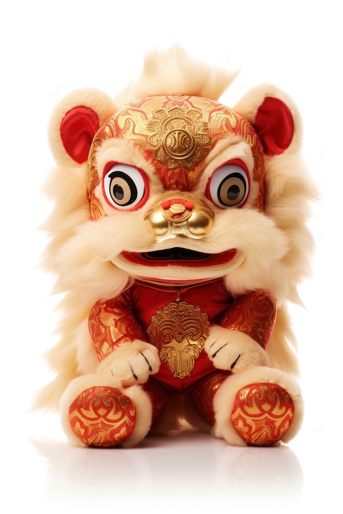 Chinese plush toy gold red | Premium Photo - rawpixel