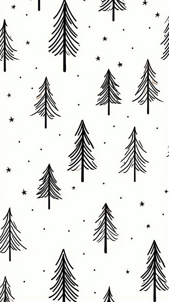 Christmas tree pattern backgrounds outdoors. AI generated Image by rawpixel.