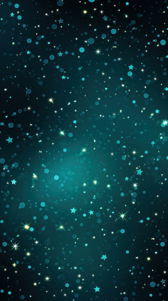 Liitle stars background backgrounds astronomy turquoise. AI generated Image by rawpixel.