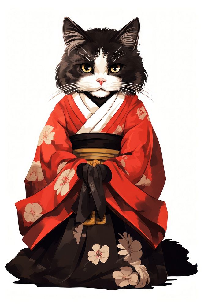 Kimono mammal animal robe. AI generated Image by rawpixel.