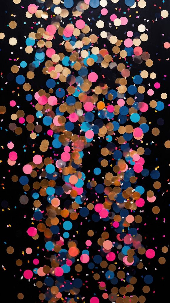 Confetti pattern backgrounds celebration. AI generated Image by rawpixel.