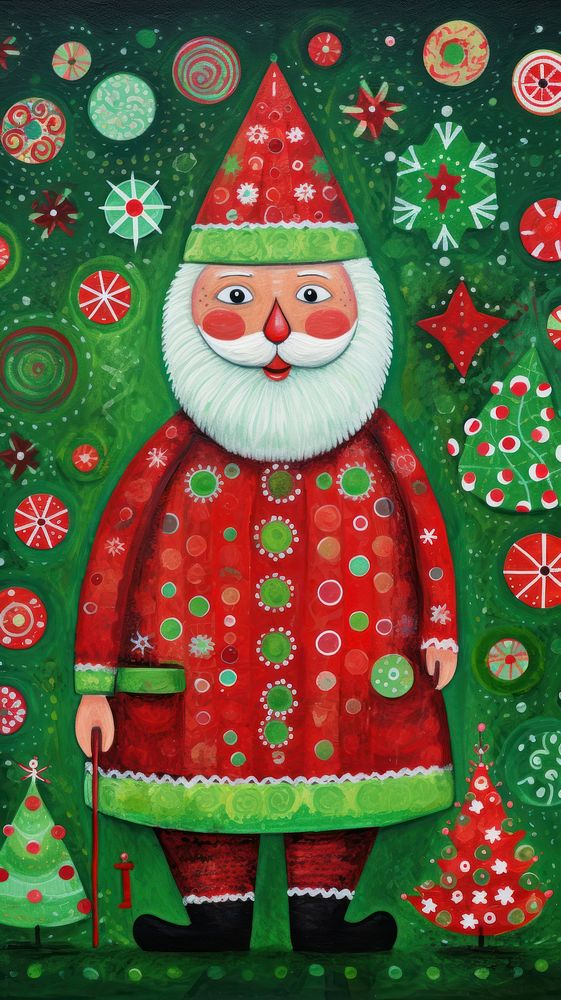 Christmas christmas pattern craft. AI generated Image by rawpixel.