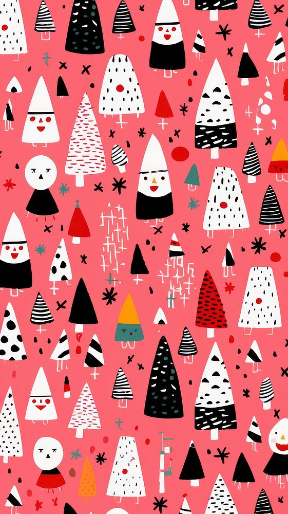 Santa pattern backgrounds celebration. AI generated Image by rawpixel.