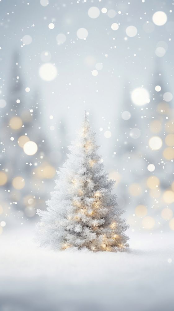 Christmas tree snow backgrounds. 