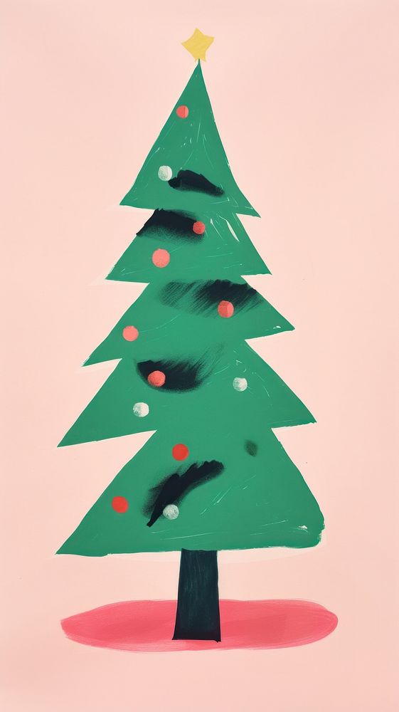Christmas tree plant celebration creativity. AI generated Image by rawpixel.