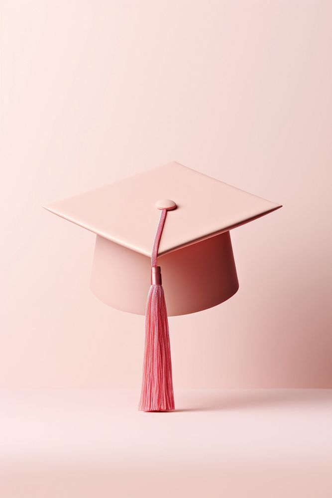 Graduation hat education achievement certificate. AI generated Image by rawpixel.