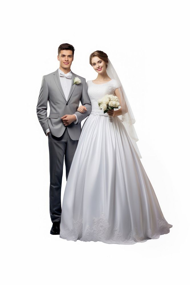 Wedding dress bride fashion. AI generated Image by rawpixel.