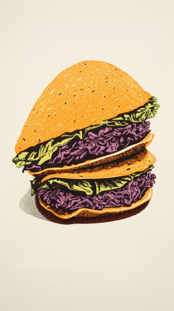 Taco purple bread food. AI generated Image by rawpixel.