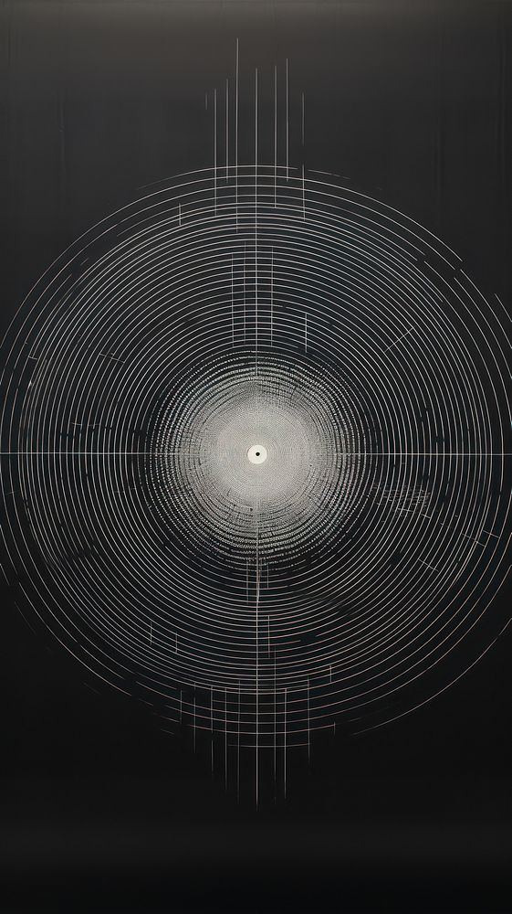 Vinyl backgrounds spiral black. 