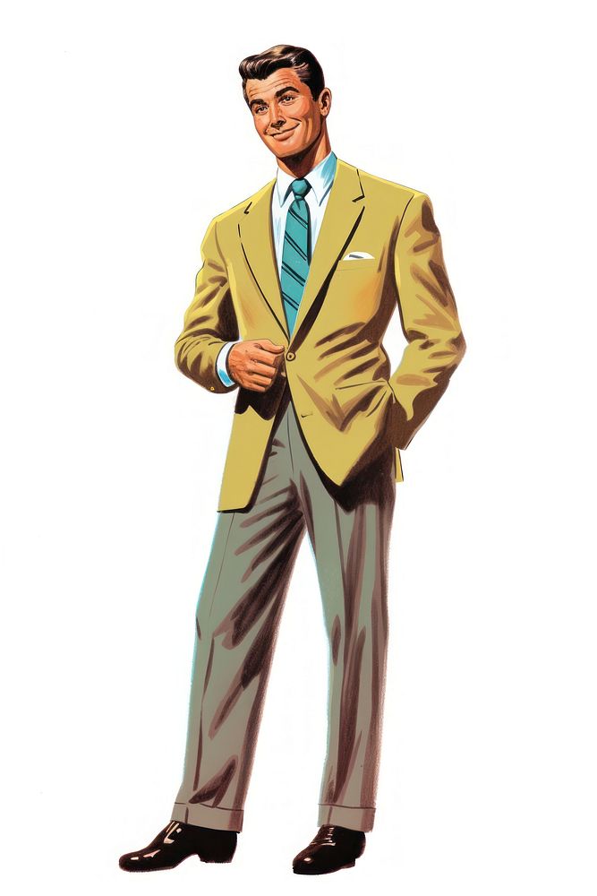 Financial Advisor blazer tuxedo tie. AI generated Image by rawpixel.