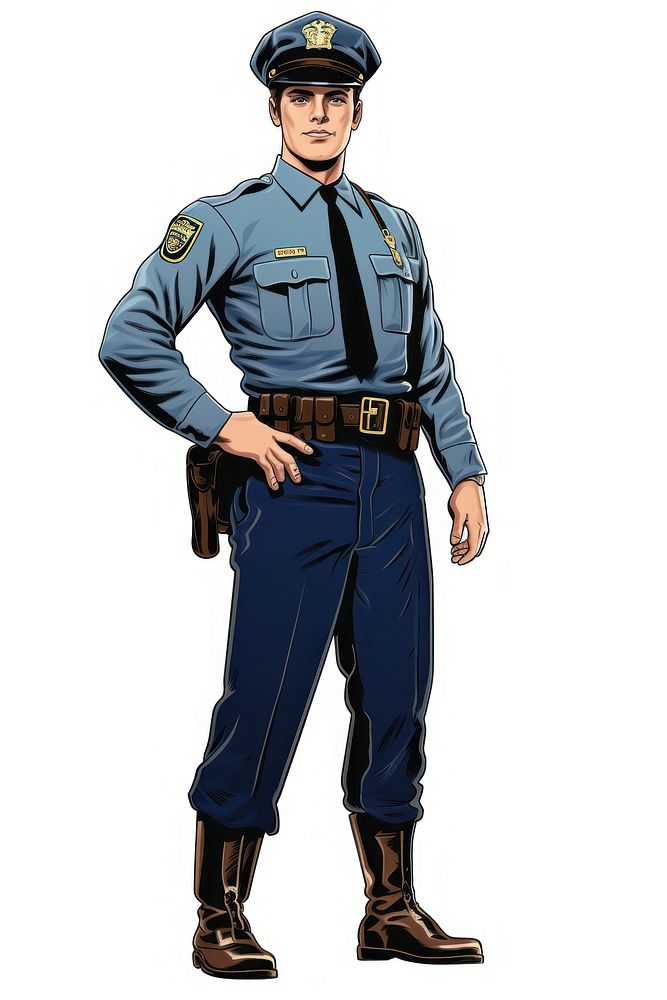 Police Officer officer police adult. AI generated Image by rawpixel.