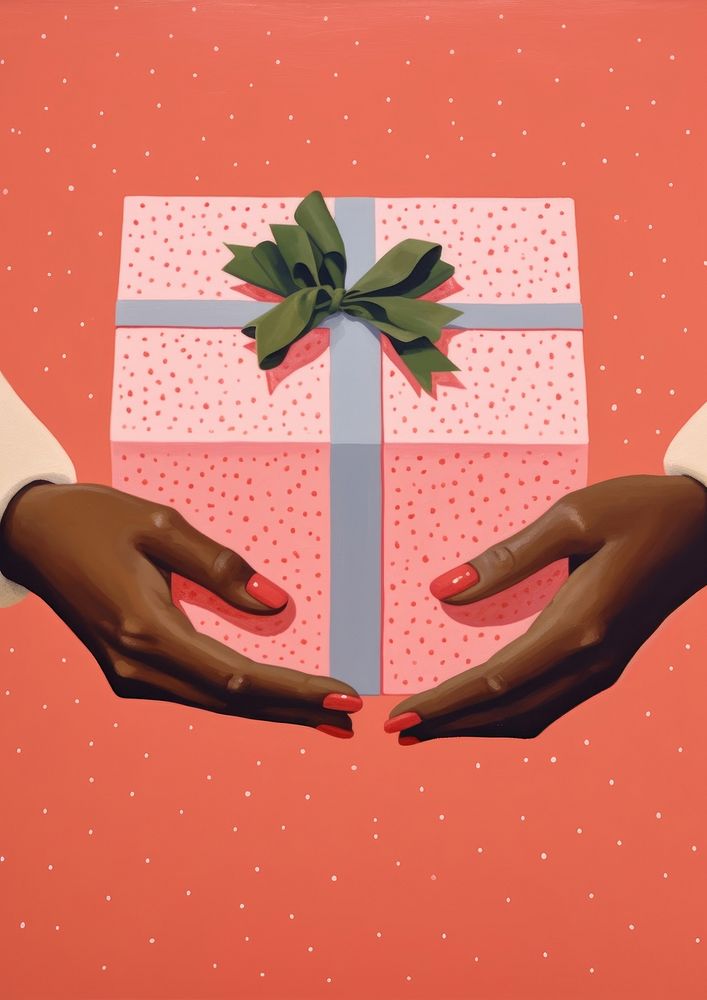 Gift christmas adult hand. AI generated Image by rawpixel.
