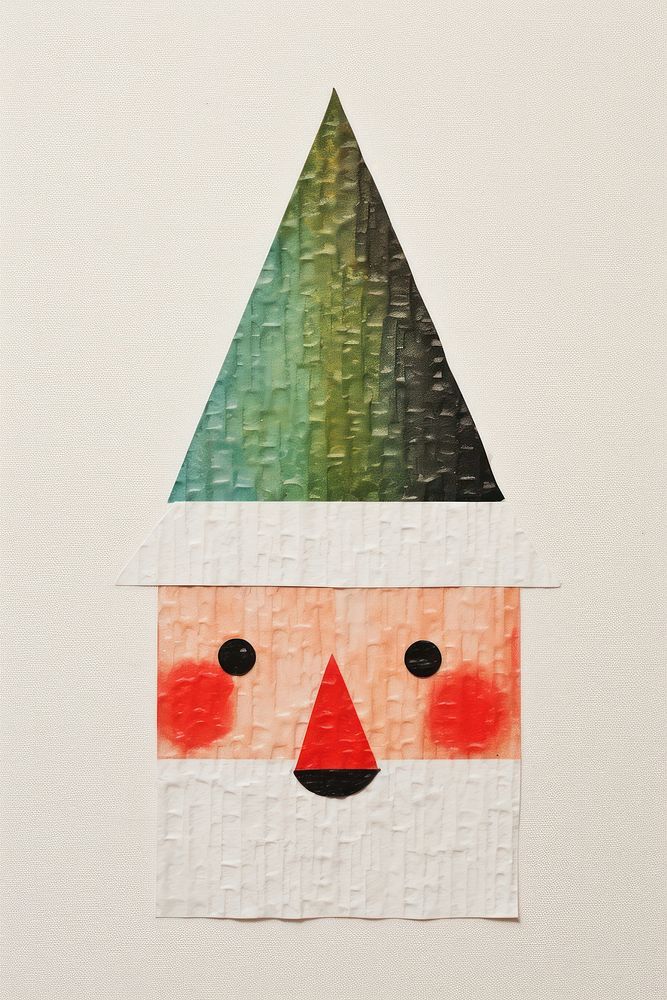 Christmas elf art craft anthropomorphic. AI generated Image by rawpixel.