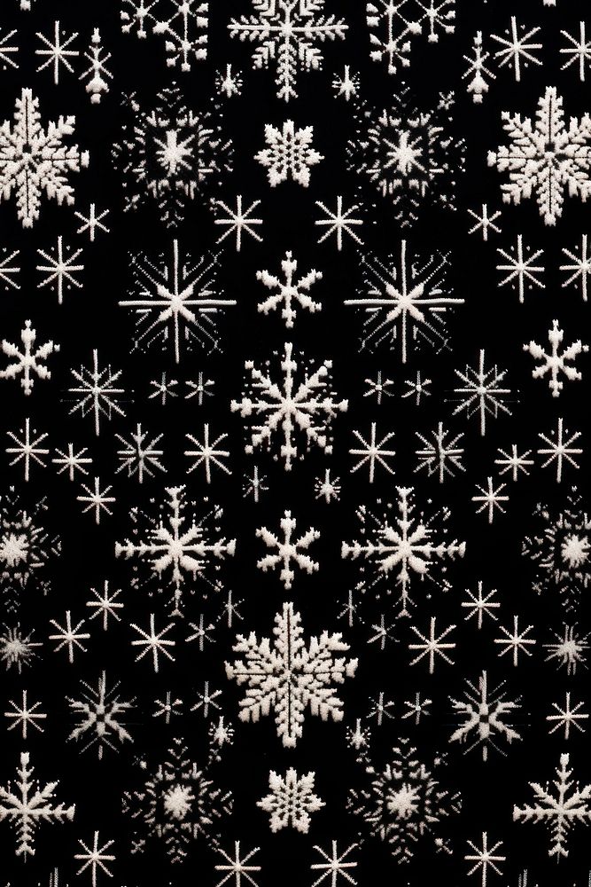 Snowflake pattern backgrounds christmas. AI generated Image by rawpixel.
