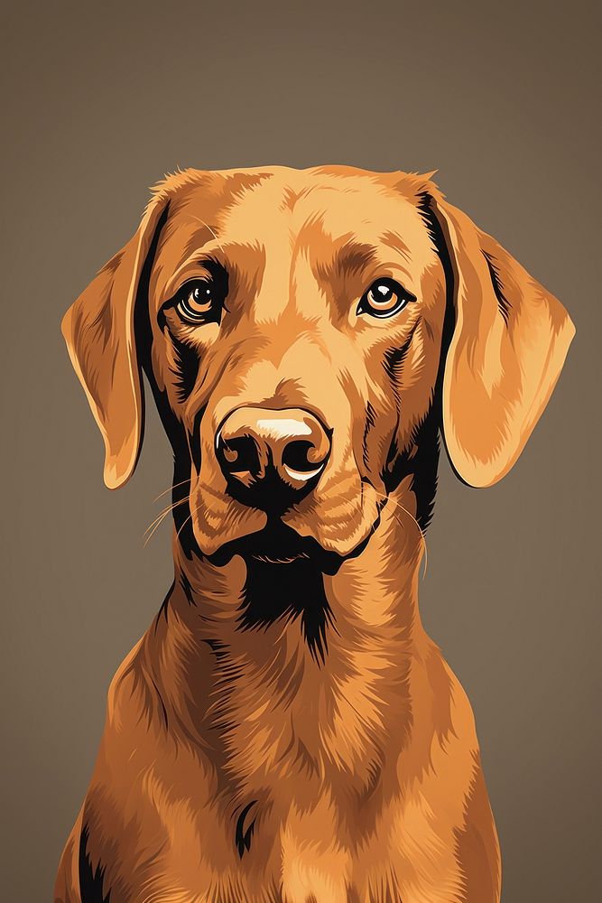 A dog portrait animal mammal. 