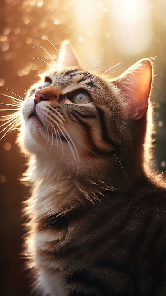 Cat licking background mammal animal kitten. AI generated Image by rawpixel.