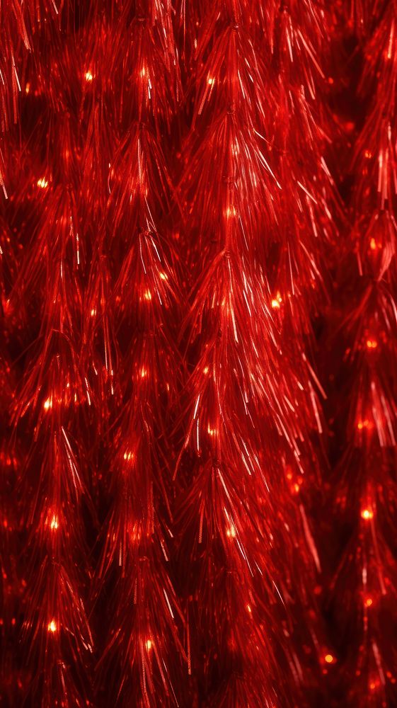 Red christmas light illuminated. AI generated Image by rawpixel.