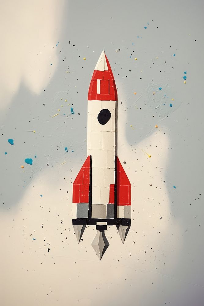Space rocket aircraft vehicle. AI generated Image by rawpixel.