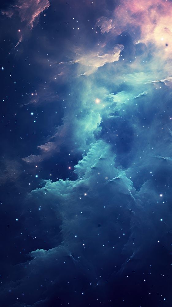 A aesthetic galaxy background backgrounds astronomy outdoors. AI generated Image by rawpixel.