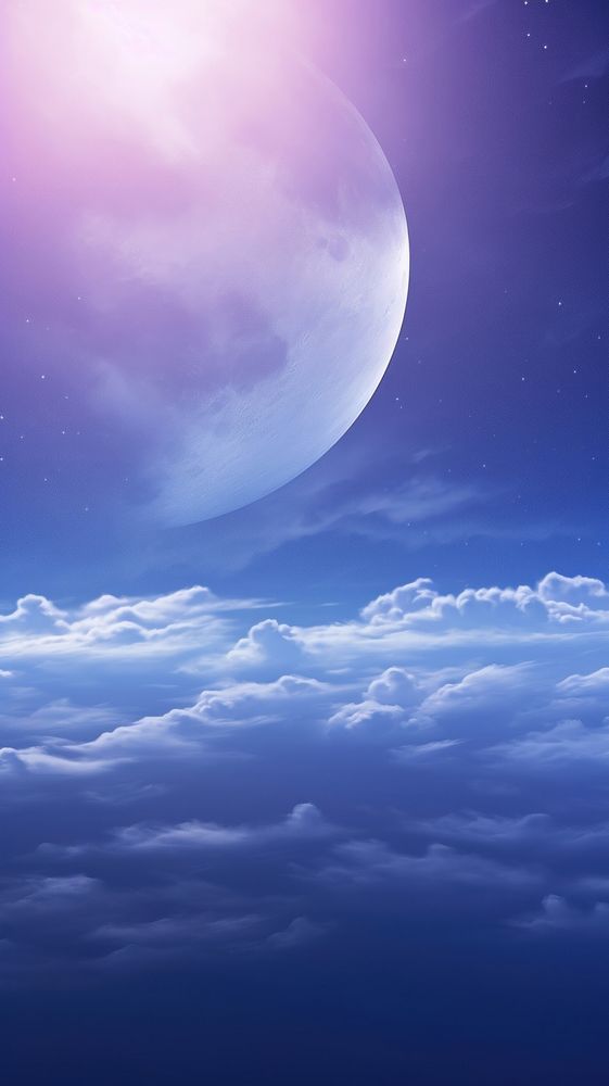 A fantasy moon background backgrounds astronomy outdoors. 
