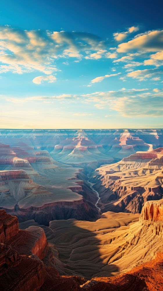 Grand canyon background outdoors horizon nature. AI generated Image by rawpixel.