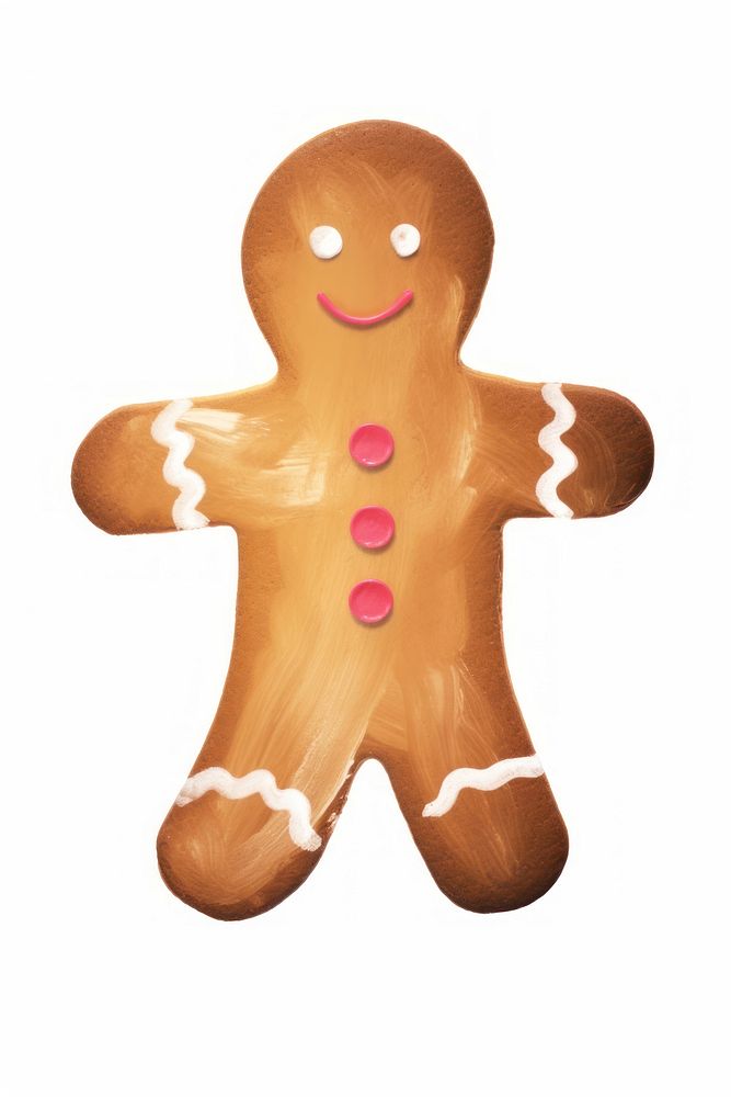 Gingerbread man gingerbread christmas snowman. AI generated Image by rawpixel.