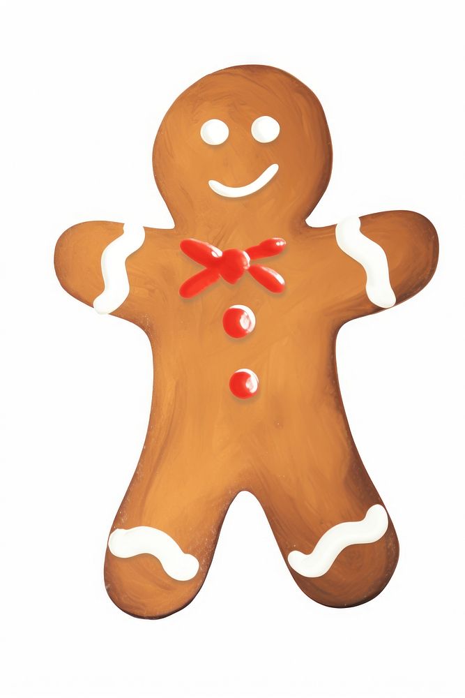 Gingerbread man gingerbread christmas cookie. AI generated Image by rawpixel.