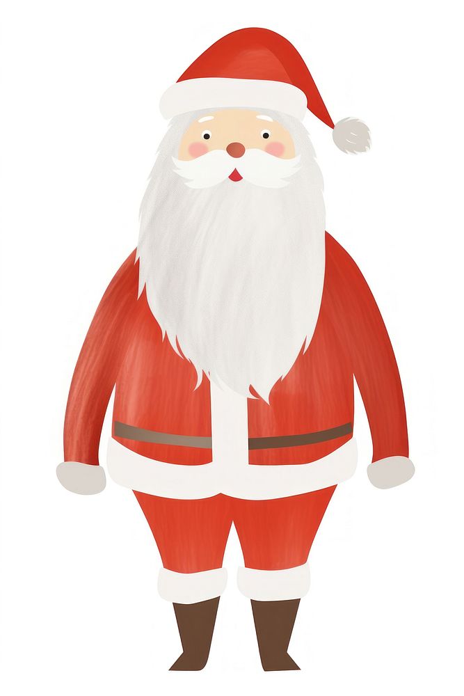 Santa claus snowman white background celebration. AI generated Image by rawpixel.