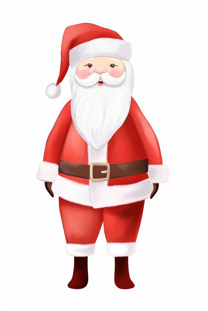 Santa claus white background celebration | Premium Photo Illustration