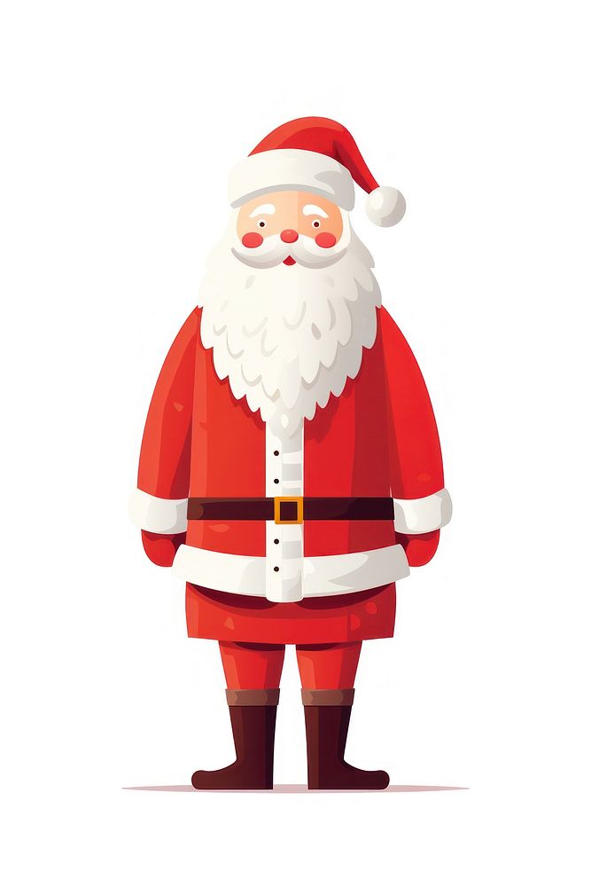 Santa Claus outfit white background santa claus celebration. AI generated Image by rawpixel.