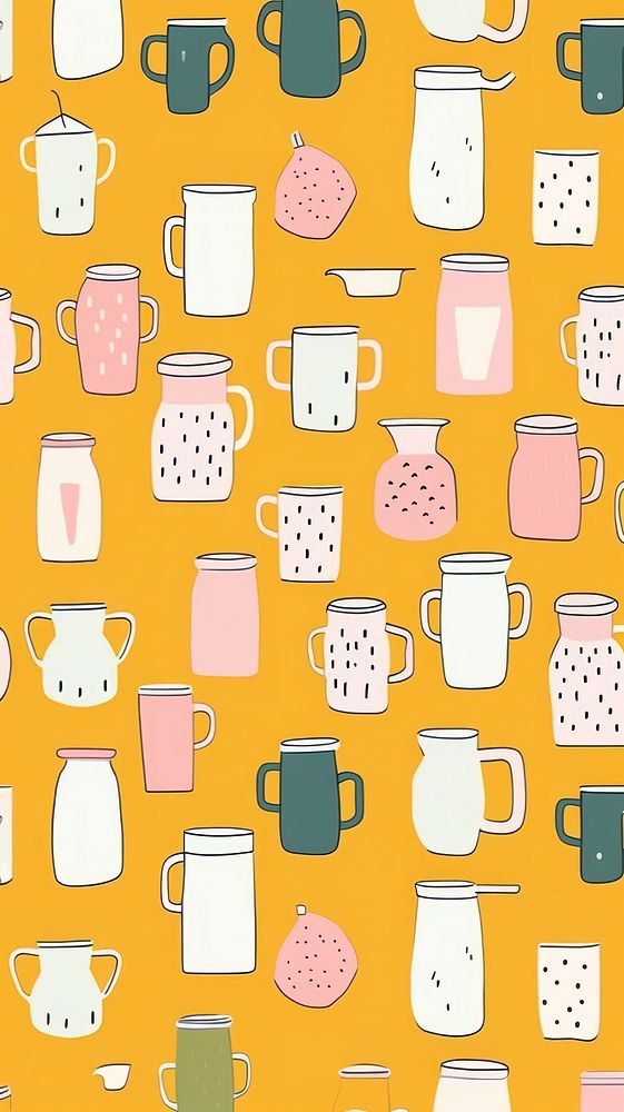 Milk pattern backgrounds cup. AI generated Image by rawpixel.