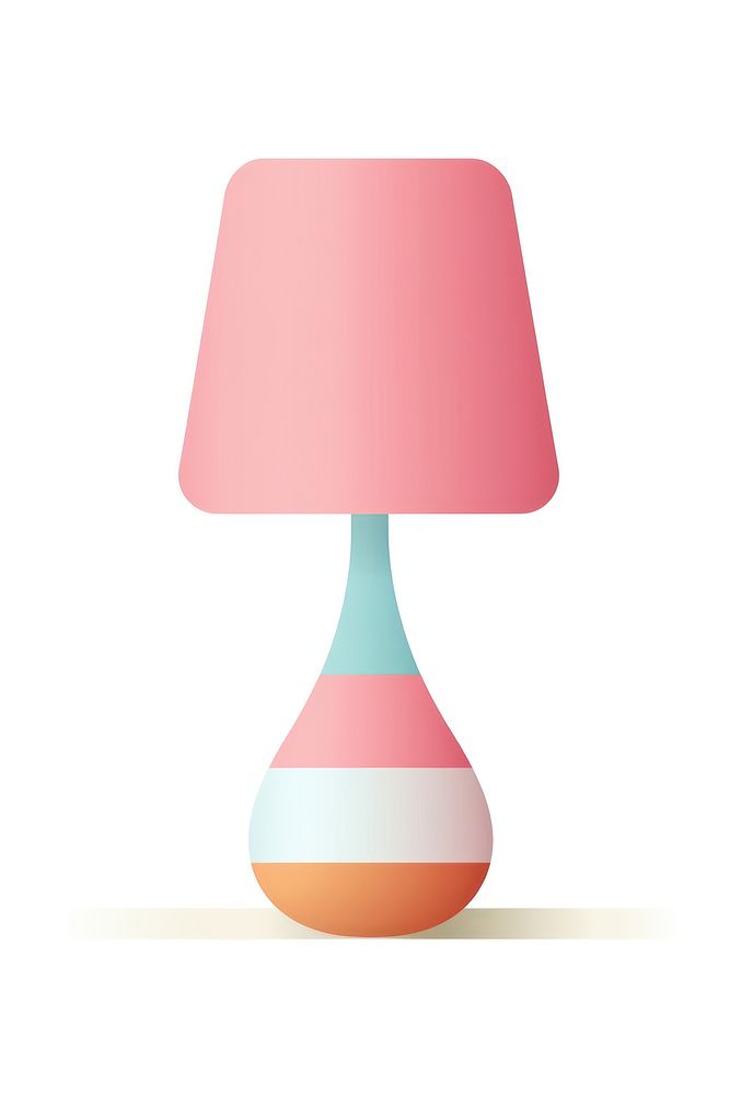 Minimal lamp lampshade illuminated decoration. AI generated Image by rawpixel.