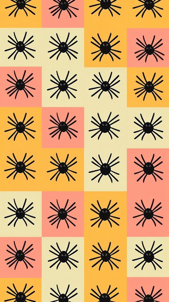 Spider backgrounds pattern invertebrate. AI generated Image by rawpixel.