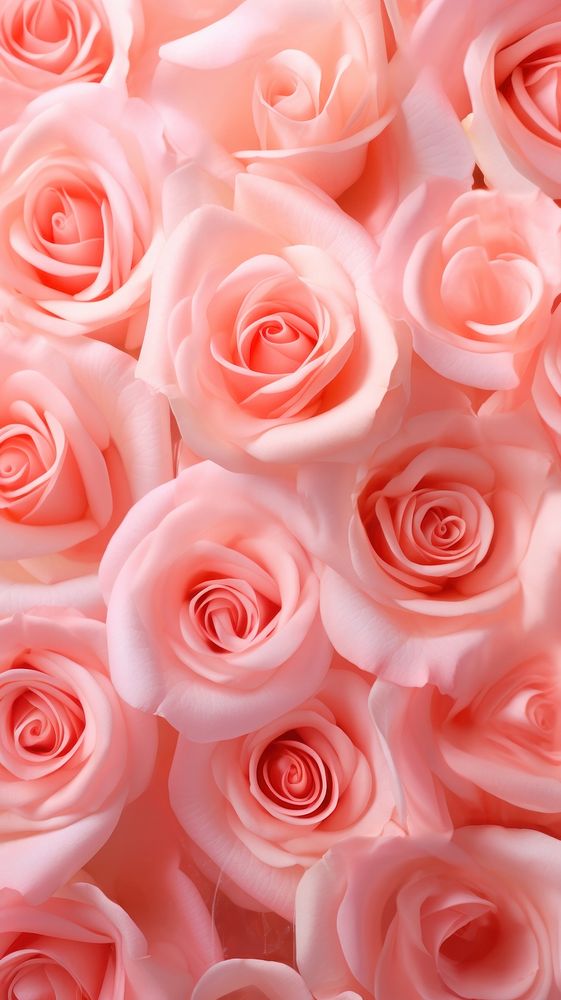 Rose background backgrounds flower petal. AI generated Image by rawpixel.