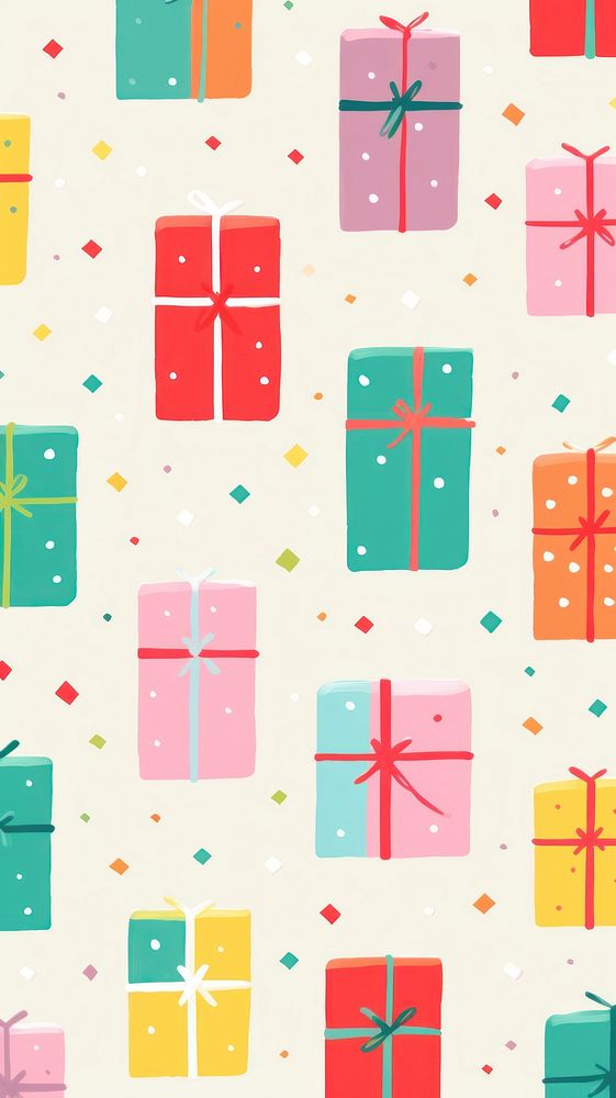 Christmas gift boxes pattern paper backgrounds christmas. AI generated Image by rawpixel.