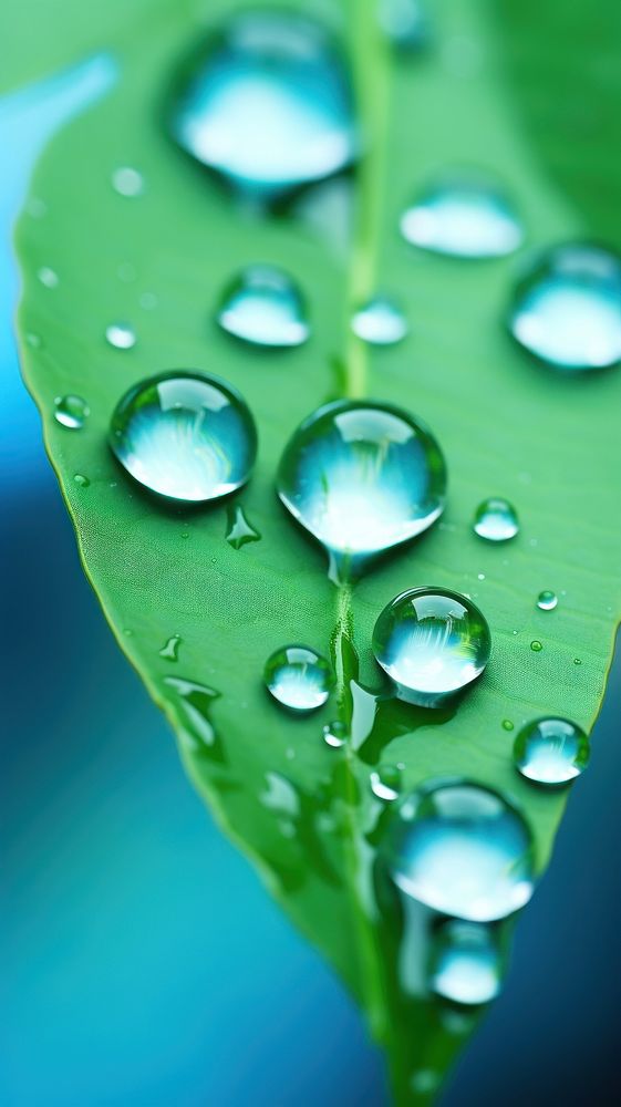 Water droplet background backgrounds outdoors plant. AI generated Image by rawpixel.