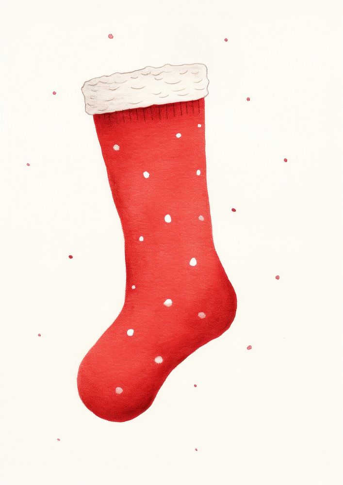Chirstmas sock christmas red celebration. AI generated Image by rawpixel.