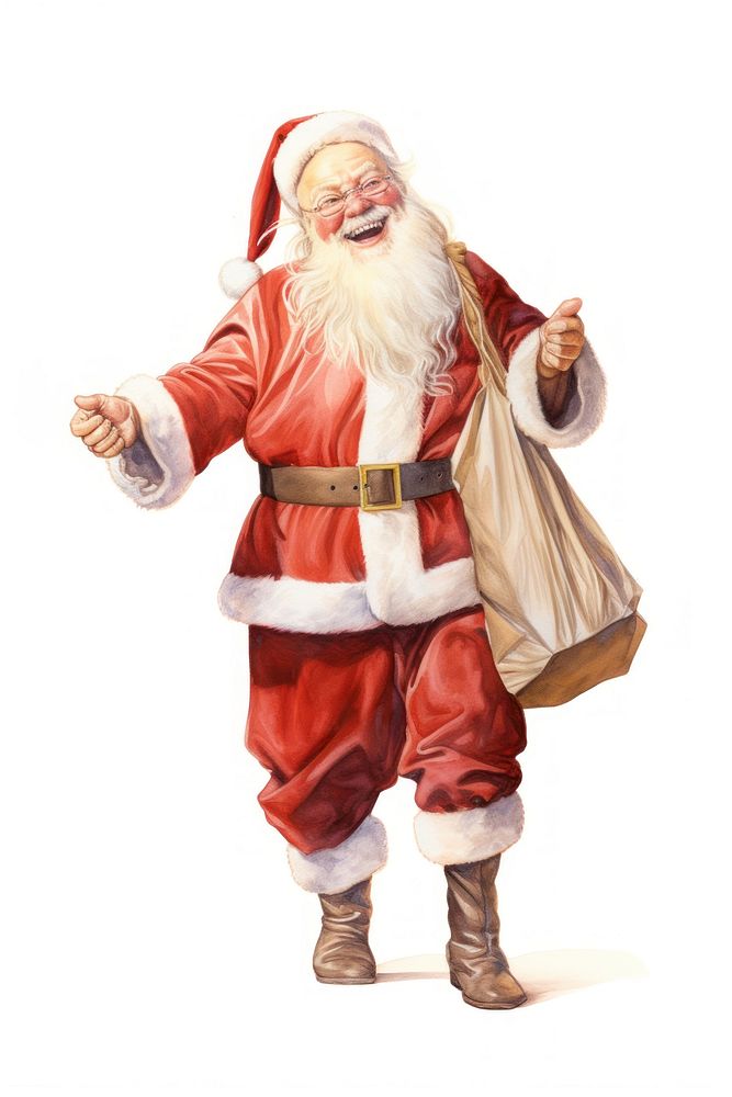 Santa claus christmas costume red. AI generated Image by rawpixel.