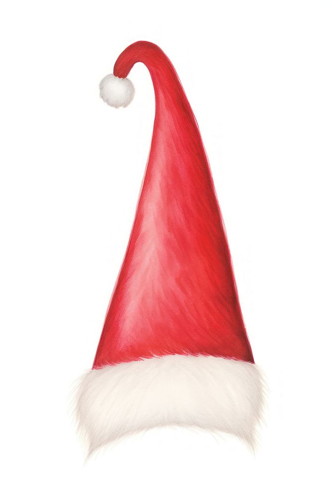 Christmas drawing red white background. AI generated Image by rawpixel.