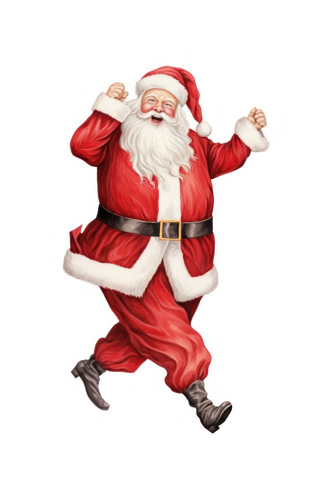 Santa claus dancing christmas costume adult. AI generated Image by rawpixel.