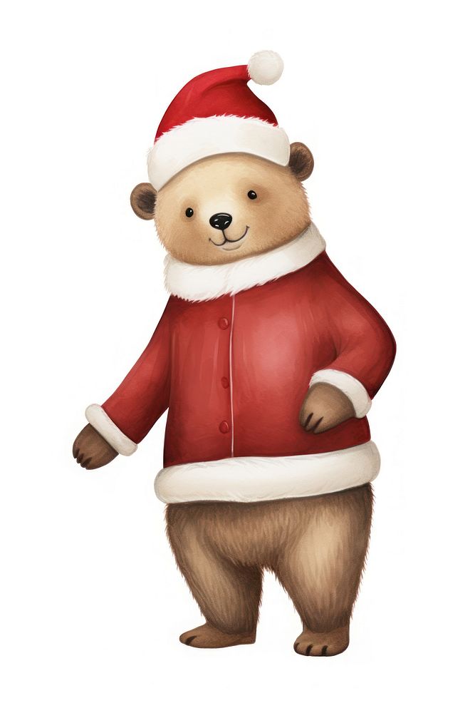 Bear christmas toy red. AI generated Image by rawpixel.
