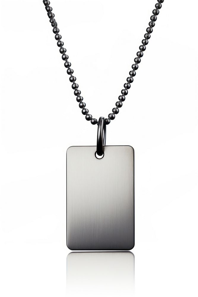 Dog tag necklace pendant jewelry locket. AI generated Image by rawpixel.