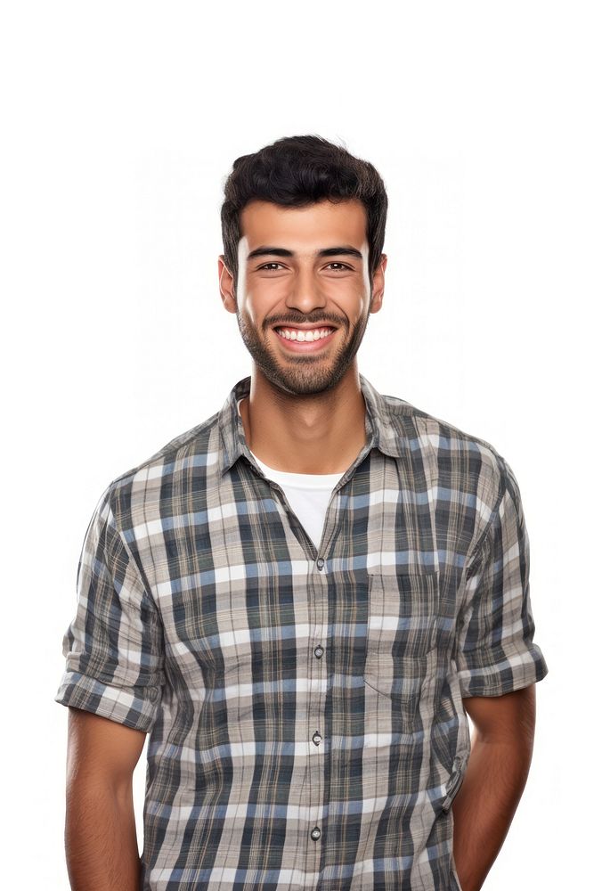 Smiling middle eastern man shirt adult smile. AI generated Image by rawpixel.