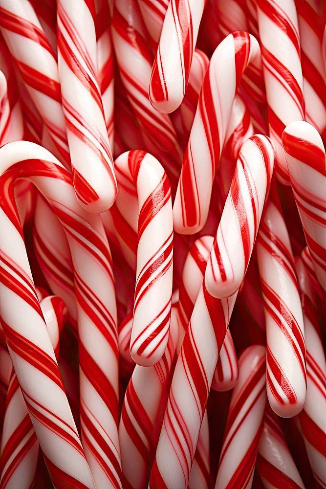 Striped candy canes confectionery backgrounds food. AI generated Image by rawpixel.